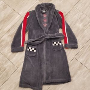 Soft racecar bathrobe
